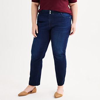 Plus Size Nine West Slim Straight Jeans