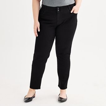 Plus Size Nine West Slim Straight Jeans