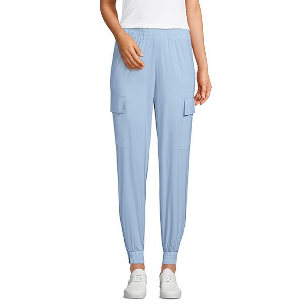 Women's Lands End Active Packable Lightweight Cargo Joggers