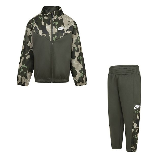 Boys nike camo tracksuit hotsell