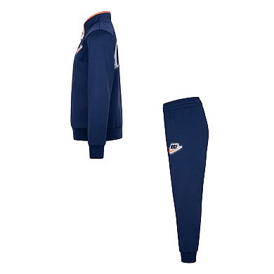 Boys 4-7 Nike Dri-FIT Sportswear Powder Play Full-zip Jacket & Sweatpants 2-Piece Set