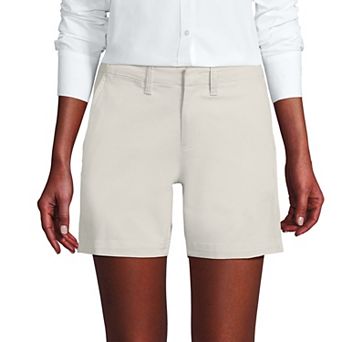 Women's Lands End Classic 7 in Chino Shorts