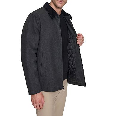 Big & Tall Dockers® Corduroy Collar Short Wool Coat
