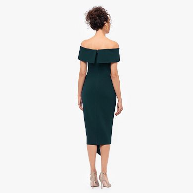 Women's BA Nites Off The Shoulder Midi Dress