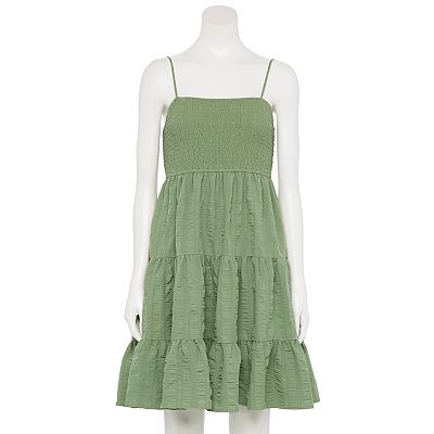 Juniors' Liberty Love Smocked Body Dress