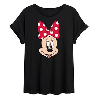 Disney's Minnie Mouse Juniors' Bow Oversized Tee
