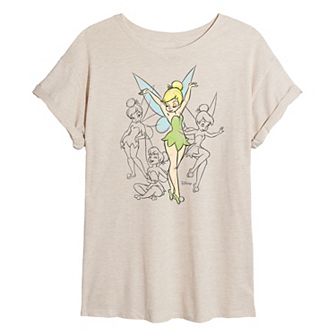 Disney's Tinker Bell Juniors' Sketches Oversized Tee