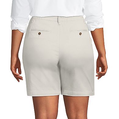 Plus Size Lands' End Classic 7" Chino Shorts