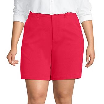 Plus Size Lands' End Classic 7" Chino Shorts
