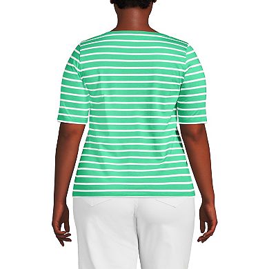 Plus Size Lands' End Supima Top