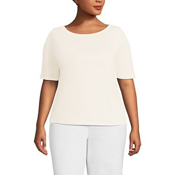 Plus Size Lands' End Supima Top