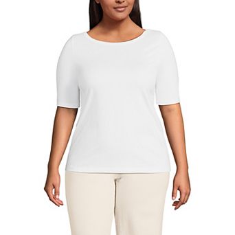 Plus Size Lands' End Supima Top