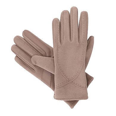 Women's isotoner Water Repellent Touchscreen Microsuede Gloves