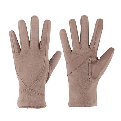 Women's isotoner Water Repellent Touchscreen Microsuede Gloves