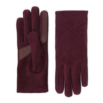 Women's isotoner Water Repellent Touchscreen Microsuede Gloves