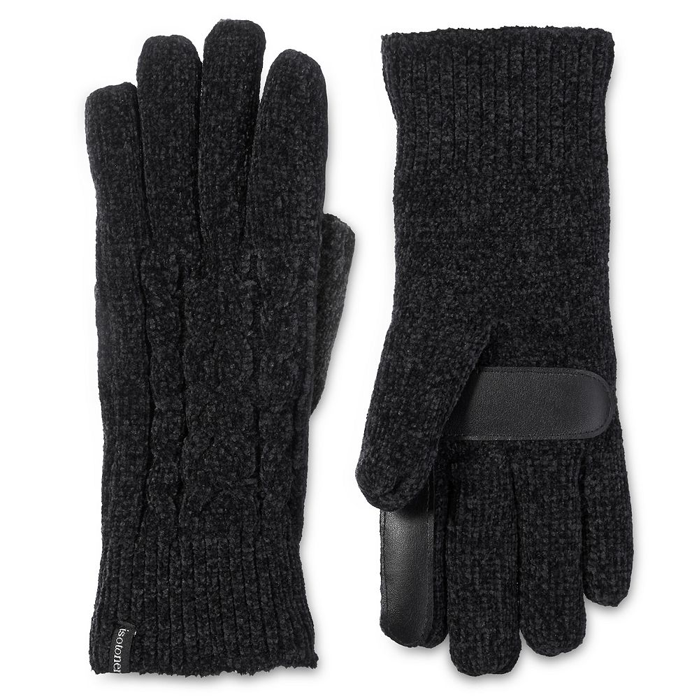 June Cable Gloves in Black main image 0