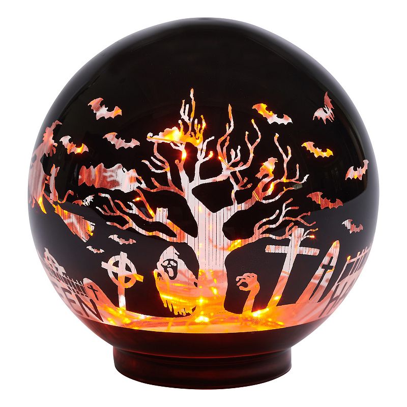 Halloween LED Witch Orb Table Decor, Tree