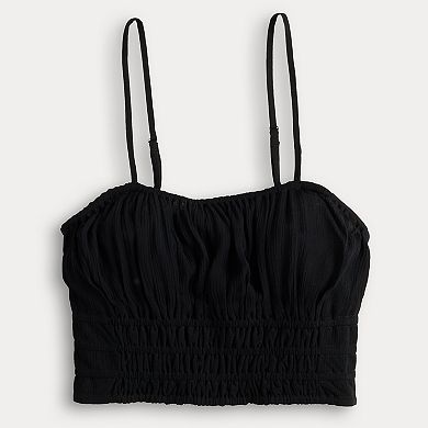 Juniors' Vanilla Star Smocked Cami