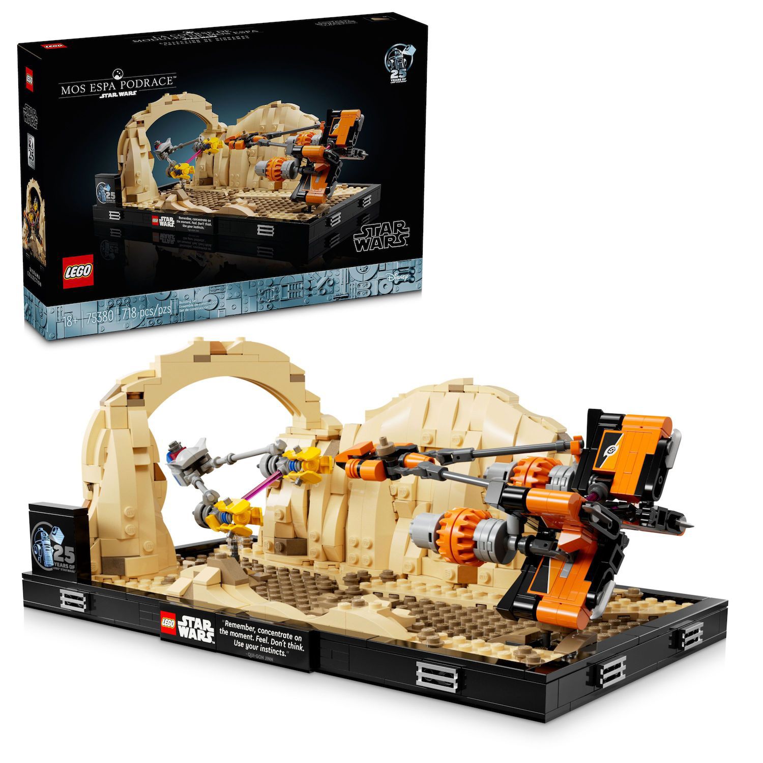 Детские конструкторы LEGO Star Wars Mos Espa Podrace Diorama Build and Display Set 75380 — фото 1