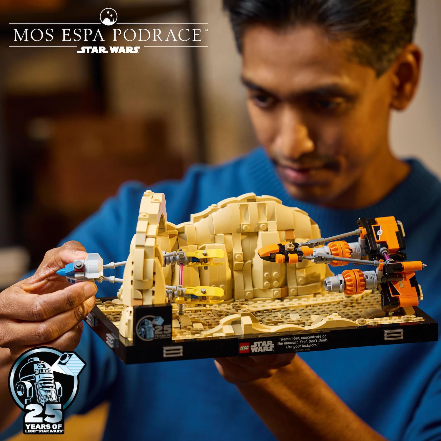 Детские конструкторы LEGO Star Wars Mos Espa Podrace Diorama Build and Display Set 75380 — фото 2