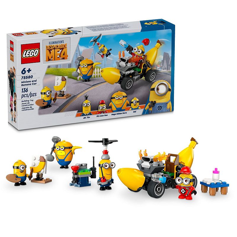 UPC 673419391085 product image for LEGO Despicable Me 4 Minions and Banana Car Toy 75580, Multi | upcitemdb.com
