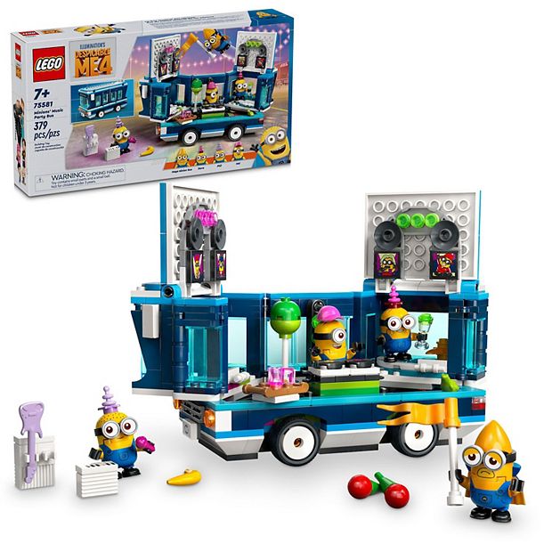 LEGO Despicable Me 4 Minions' Music Party Bus, Fun Despicable Me