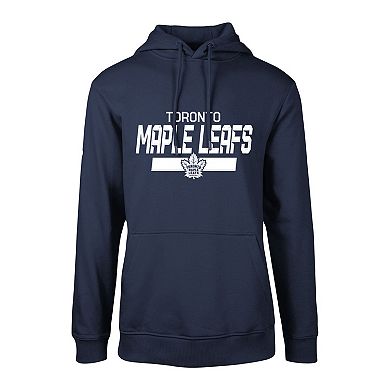 Men's Levelwear Auston Matthews Navy Toronto Maple Leafs Podium Name & Number Pullover Hoodie