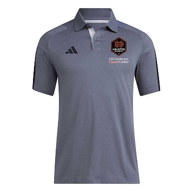 Men's adidas Gray Houston Dynamo FC 2024 Training Polo