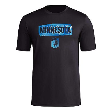 Men's adidas Black Minnesota United FC Local Pop AEROREADY T-Shirt