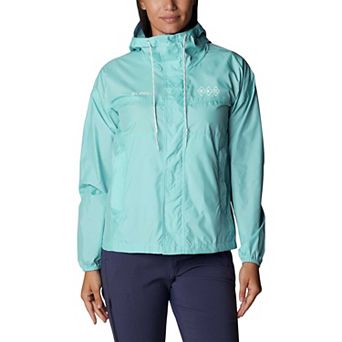 Women's Columbia Mint Sporting Kansas City Flash Challenger Omni-Shade Full-Zip Windbreaker