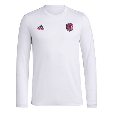 Men's adidas White St. Louis City SC Local Stoic Long Sleeve T-Shirt