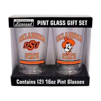 Oklahoma State Cowboys 16oz. Pint Glass Two Pack