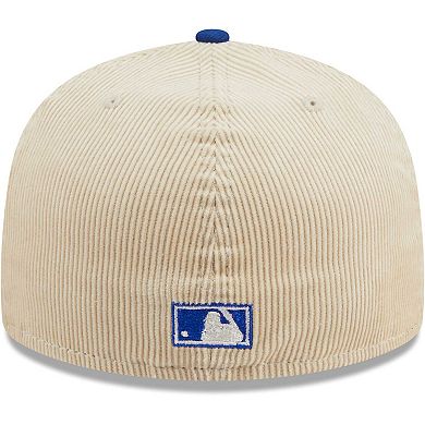 Men's New Era White Montreal Expos Cooperstown Collection Corduroy Classic 59FIFTY Fitted Hat