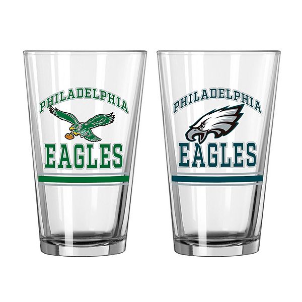 Philadelphia Eagles 16oz. Pint Glass Two Pack