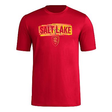 Men's adidas Red Real Salt Lake Local Pop AEROREADY T-Shirt
