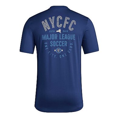 Men's adidas Navy New York City FC Local Stoic T-Shirt