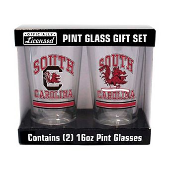 South Carolina Gamecocks 16oz. Pint Glass Two Pack