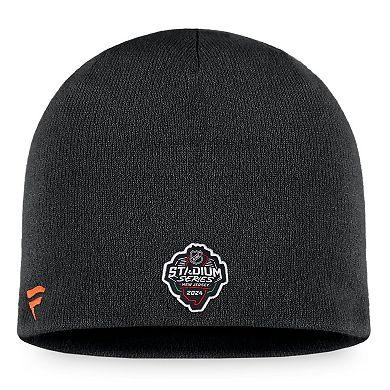 Men's Fanatics Branded Black Philadelphia Flyers 2024 NHL Stadium Series Knit Hat