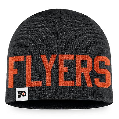 Men's Fanatics Branded Black Philadelphia Flyers 2024 NHL Stadium Series Knit Hat