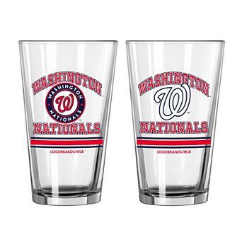 Washington Nationals 16oz. Pint Glass Two Pack