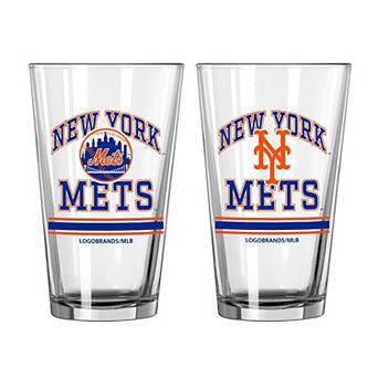 New York Mets 16oz. Pint Glass Two Pack