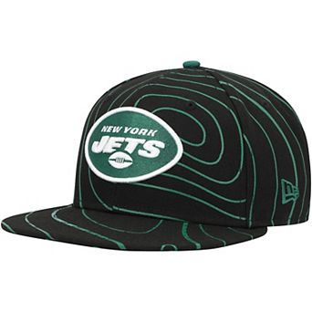 Men's New Era Black New York Jets Geo 59FIFTY Fitted Hat