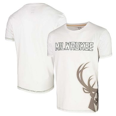 Unisex Stadium Essentials White Milwaukee Bucks Scoreboard T-Shirt