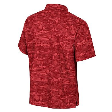 Men's Colosseum Crimson Indiana Hoosiers Ozark Button-Up Shirt