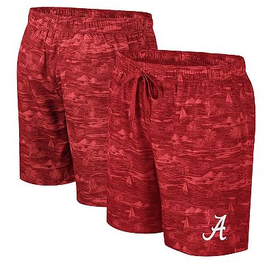 Men's Colosseum Crimson Alabama Crimson Tide Ozark Swim Shorts