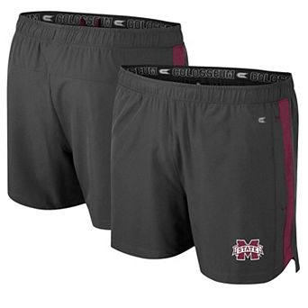 Men's Colosseum Charcoal Mississippi State Bulldogs Langmore Shorts