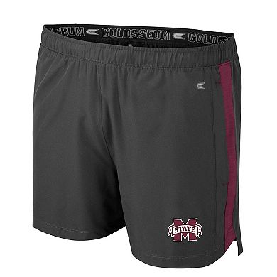 Men's Colosseum Charcoal Mississippi State Bulldogs Langmore Shorts