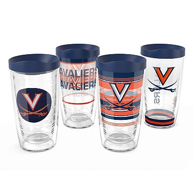 Tervis Virginia Cavaliers Four-Pack 16oz. Classic Tumbler Set