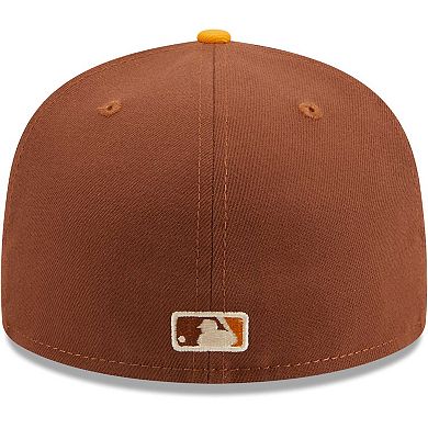 Men's New Era Brown Oakland Athletics Tiramisu 59FIFTY Fitted Hat