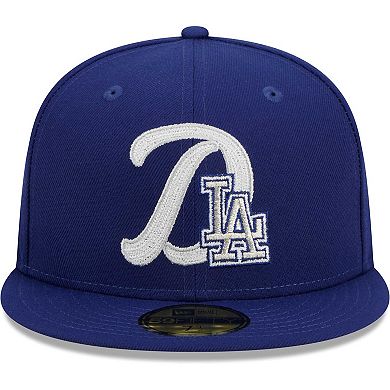 Men's New Era Royal Los Angeles Dodgers Duo Logo 59FIFTY Fitted Hat